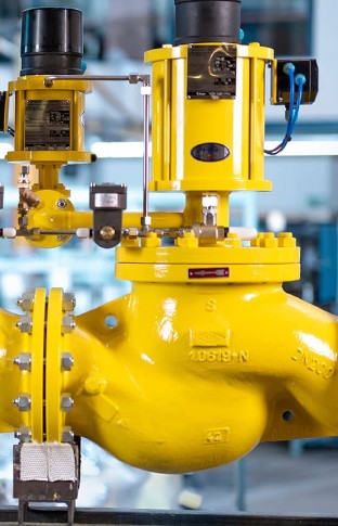 Albrecht KVAZ/S With hydraulic brake for opening retardation Safety-Quick Shut-off Valves for Gas/H2 3