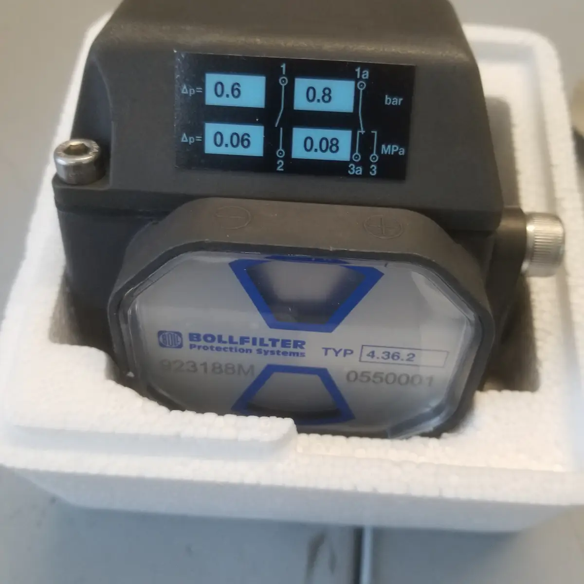 Bollfilter 0550001 Differential Pressure Indicator 9