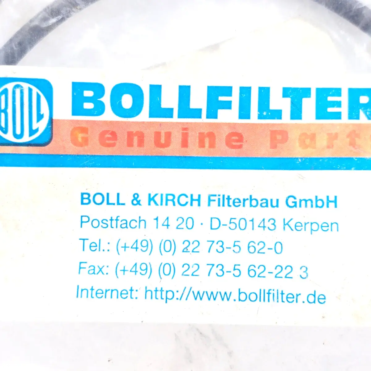 Bollfilter 3040153 O Ring 6