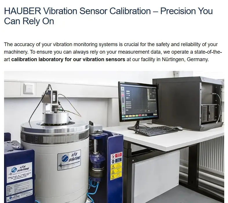 Hauber certificate Document calibration Factory 3