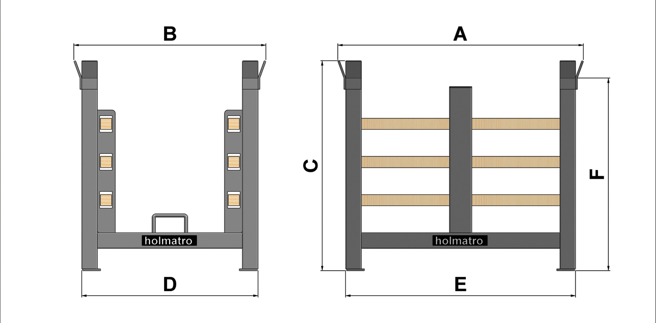 Holmatro 100.003.255 Skid Track Storage Frame 3