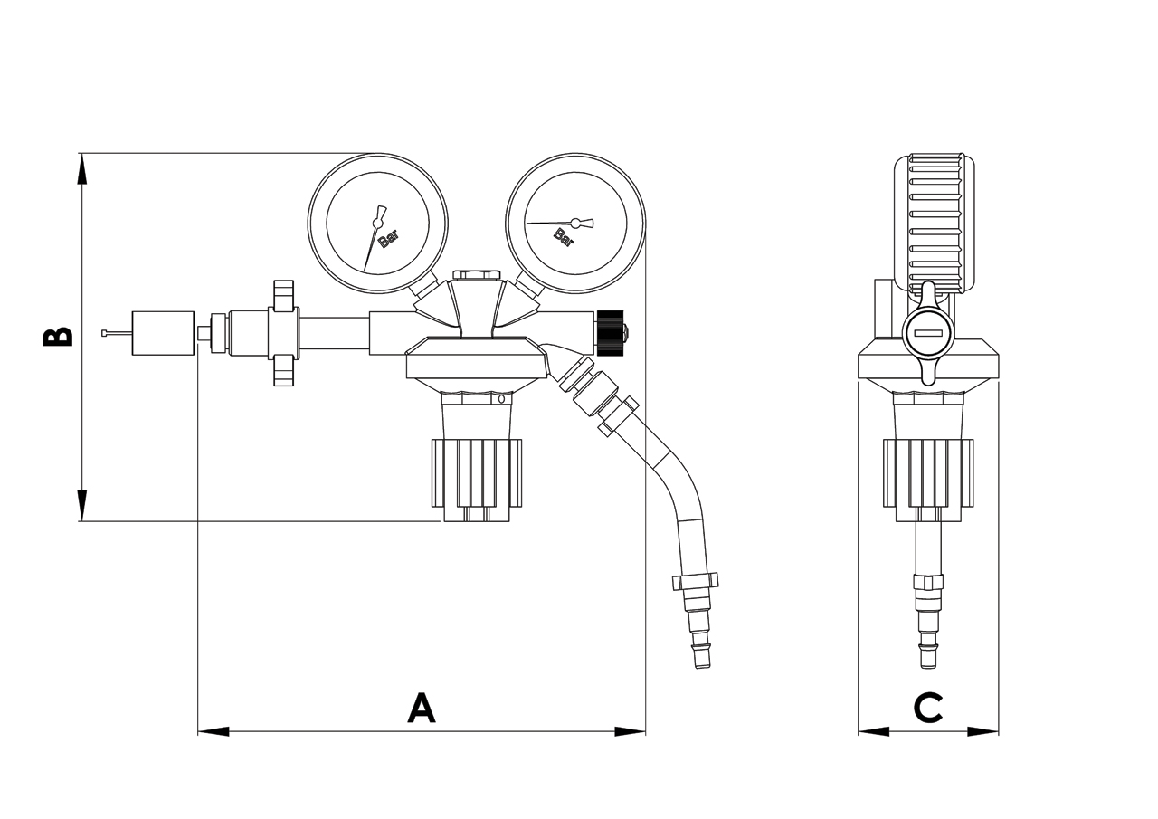 Holmatro 350.182.100 Pressure Reducer 2