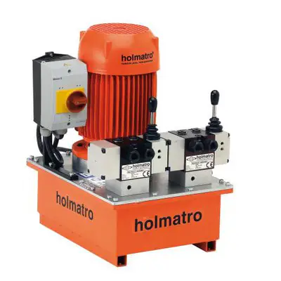 Holmatro 12 E, 380V, Vari 1 STAGE TWIN, 06 T Pump 2
