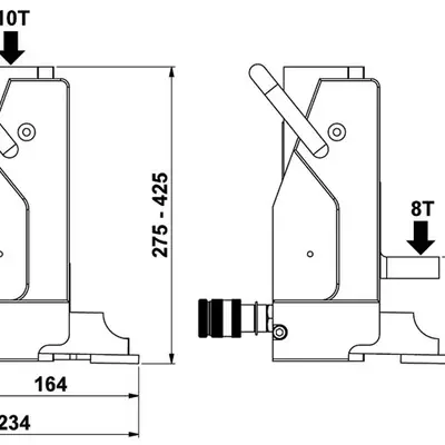 Holmatro HMJ 10 S 15 Mechanical Toe Jack 4