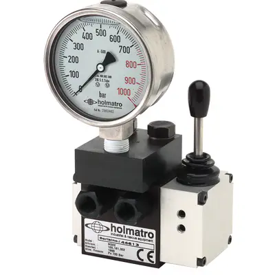 Holmatro M 308 Pressure Gauge Connection Block 2