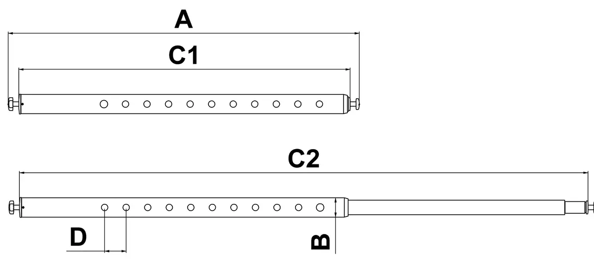 Holmatro TST 1990-3090 Traverse Strut 9
