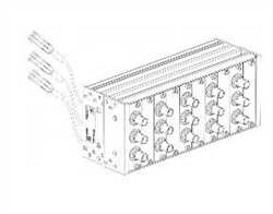 Meggitt Vibro-Meter VibroSmart® VSA004 DIN Rail Mounting BNC Patch Panel 6
