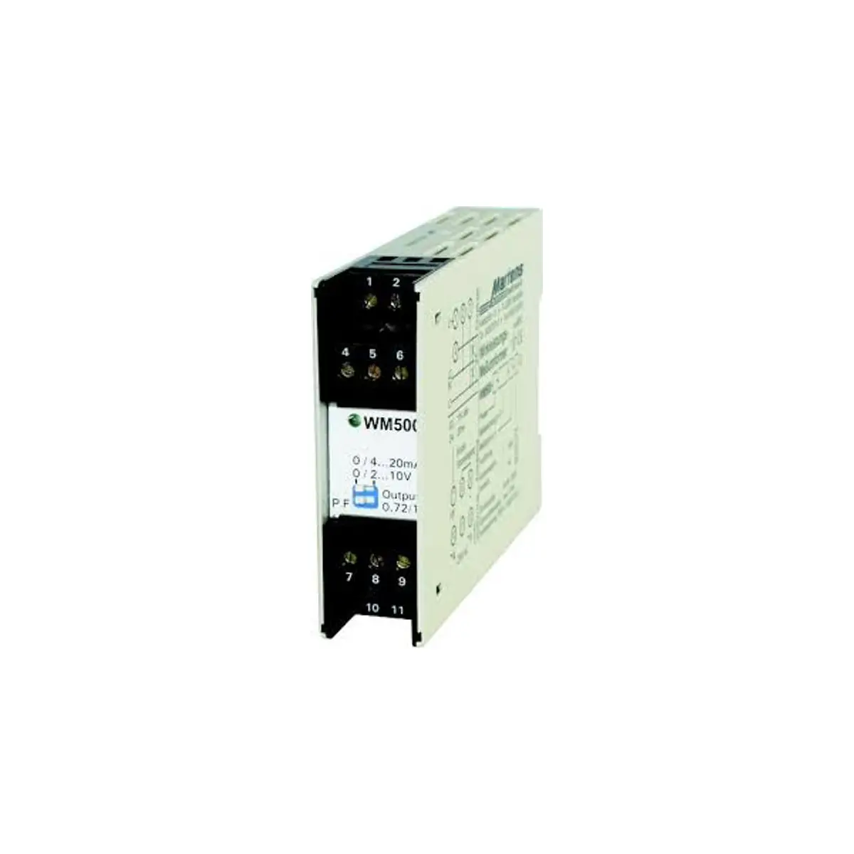 Senseca WM500-1-400-5-1-5 Current transformer ratio: 150/5 Transmitter 3